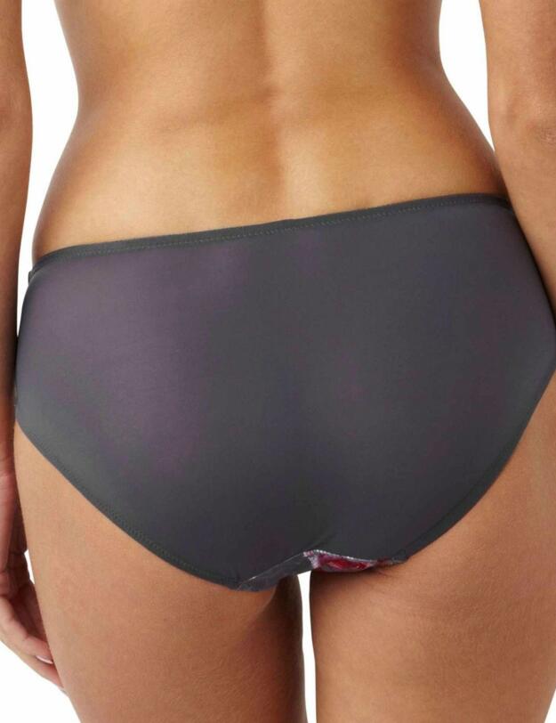 7312 Panache Floris Brief Grey - 7312 Grey Floral Print