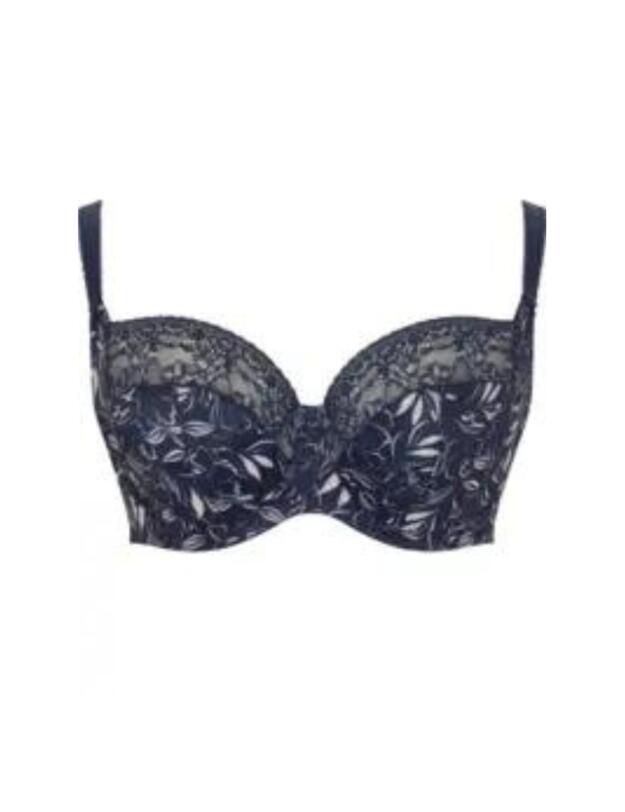 Sculptresse by Panache Chi Chi Balconnet Bra Blue Meadow