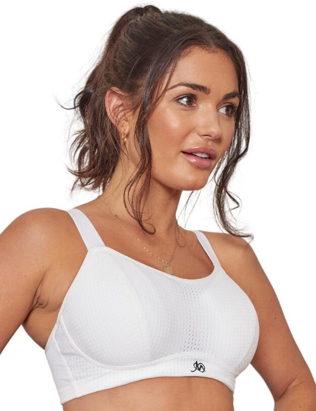 Pour Moi Energy Empower Underwired Lightly Padded Convertible Sports Bra White 