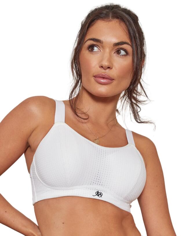 Pour Moi Energy Empower Underwired Lightly Padded Convertible Sports Bra White 