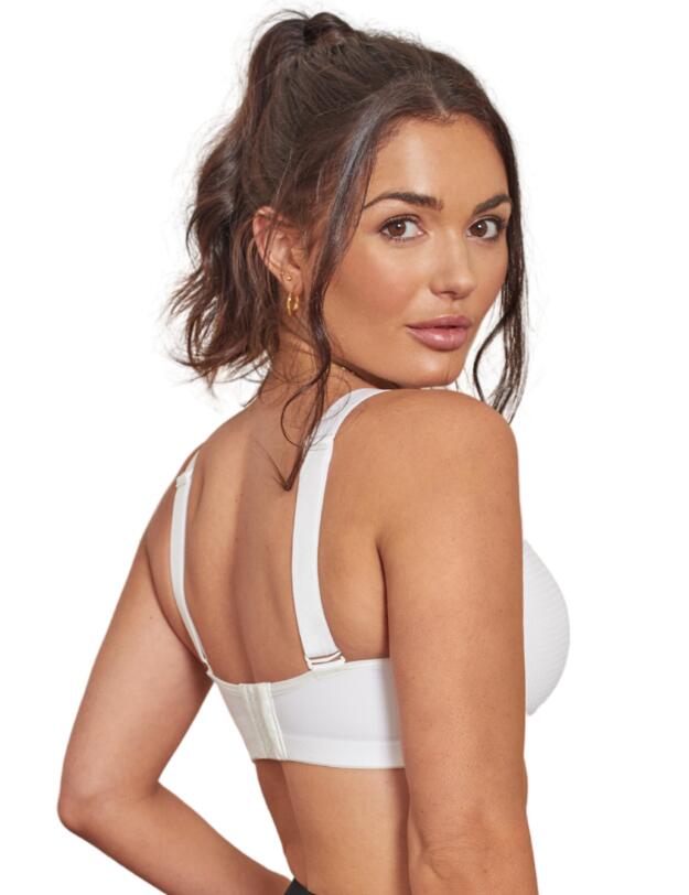 Pour Moi Energy Empower Underwired Lightly Padded Convertible Sports Bra White 