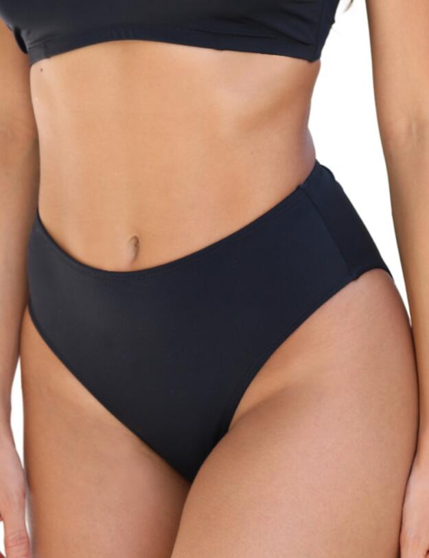 Pour Moi Space High-Leg Brief Black 