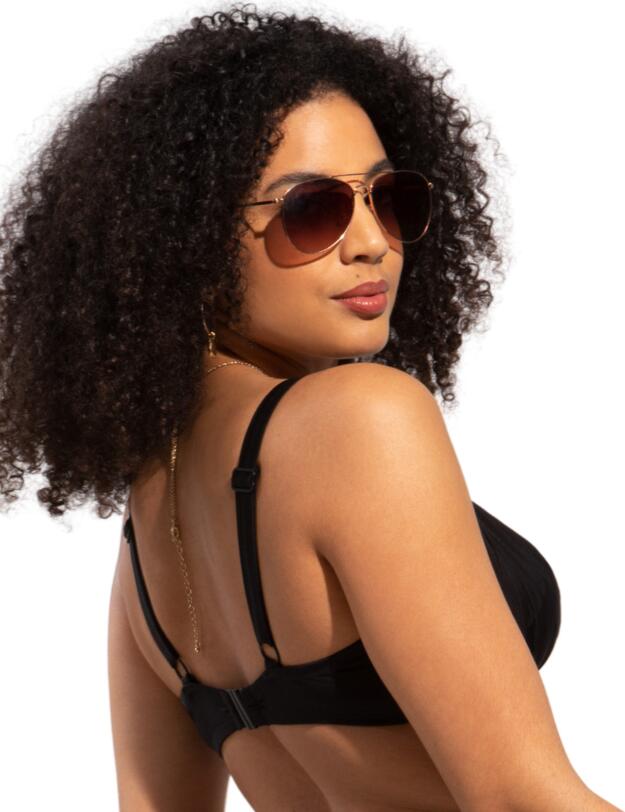 Pour Moi Samoa Non-Padded Underwired Top Black 