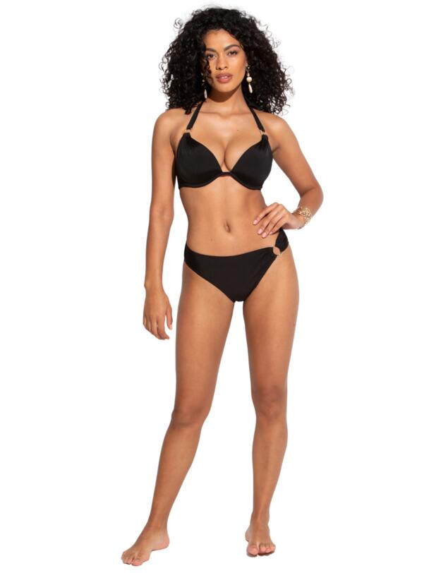 Pour Moi Samoa Boost Padded Underwired Top Black 