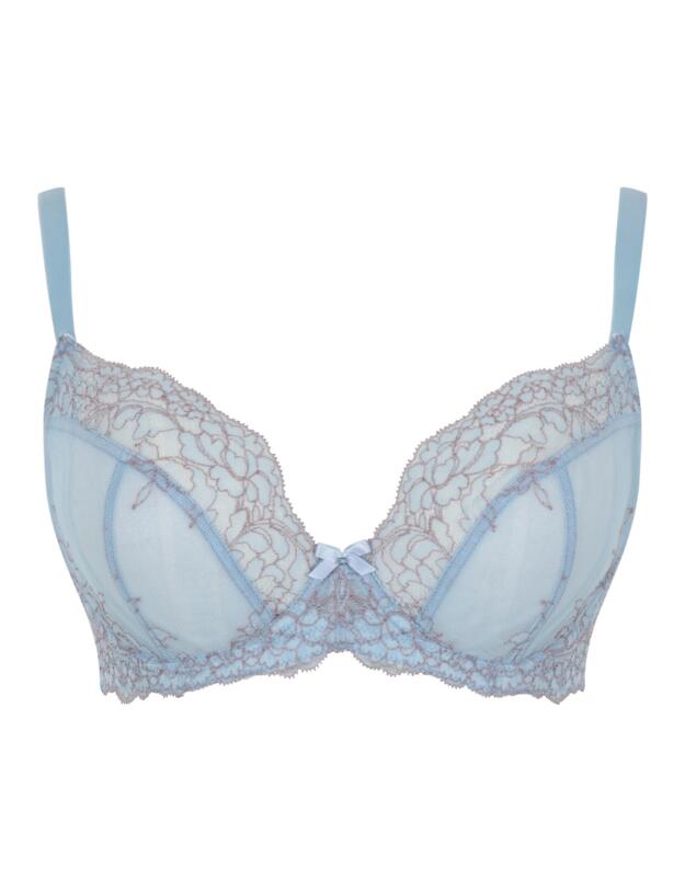 Panache Ana Plunge Bra Blue/Ash Rose 