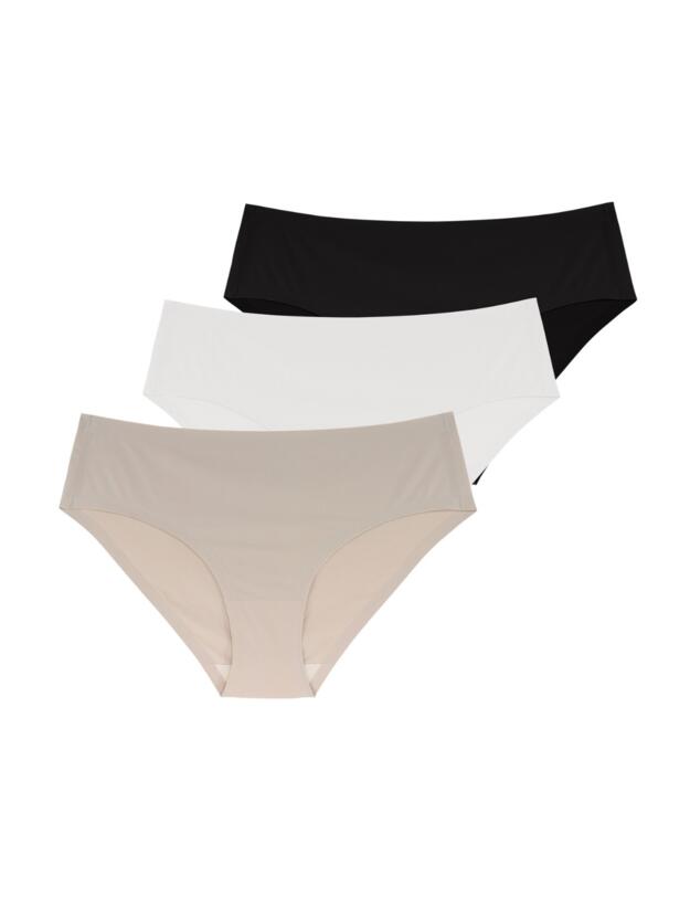 Dorina Mio 3PP Hipster Classic Brief Black/Ivory/Beige