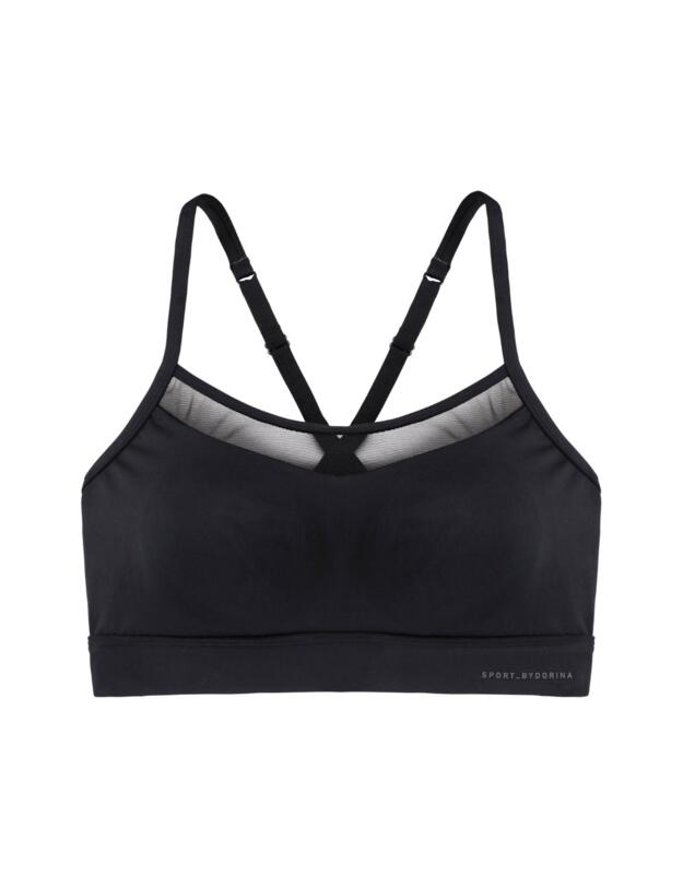 Dorina Motion Lightly Padded Sports Bra Black 