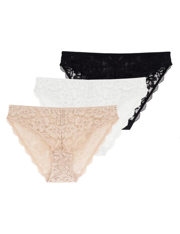 Dorina Myla 3PP Classic Brief Black/Ivory/Beige