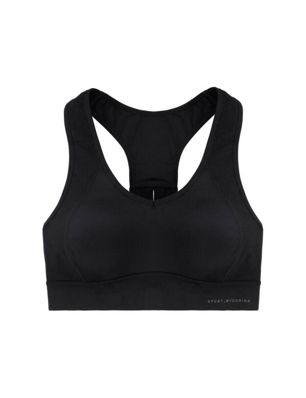 Dorina Race Lightly Padded Sports Bra Black 