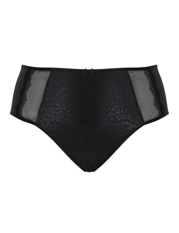 Sculptresse by Panache Esme Deep Brief Black Animal