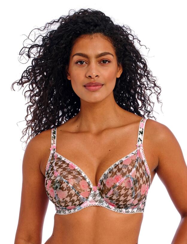 Freya Rose Blossom Plunge Bra Multi