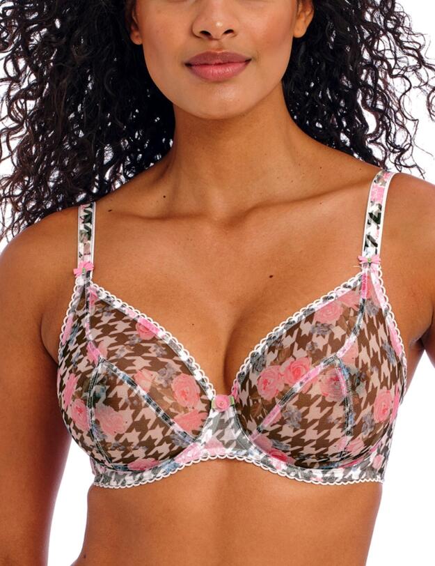 Freya Rose Blossom Plunge Bra Multi
