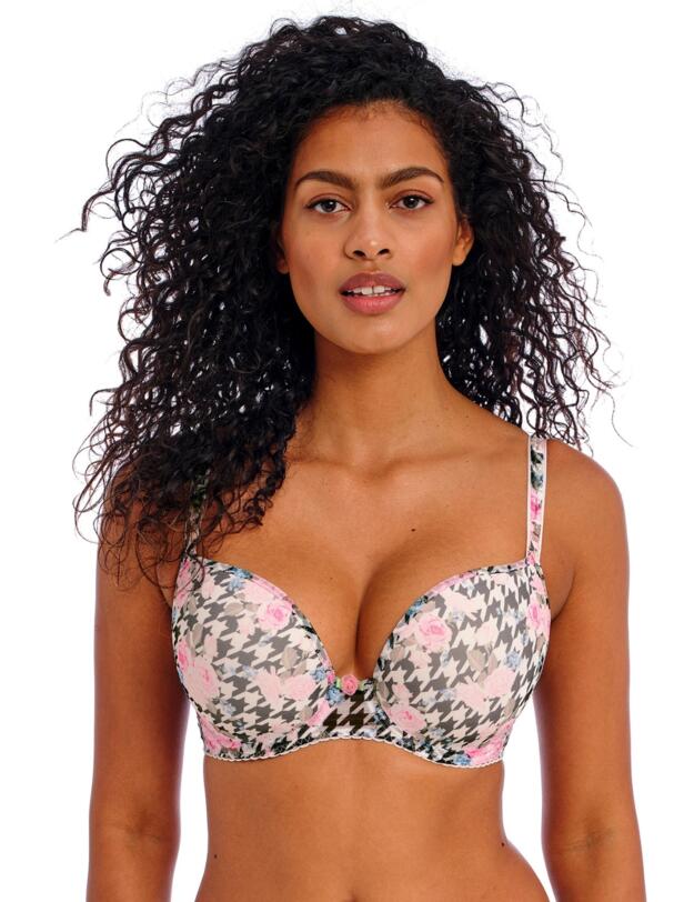 Freya Rose Blossom Plunge T-Shirt Bra Multi