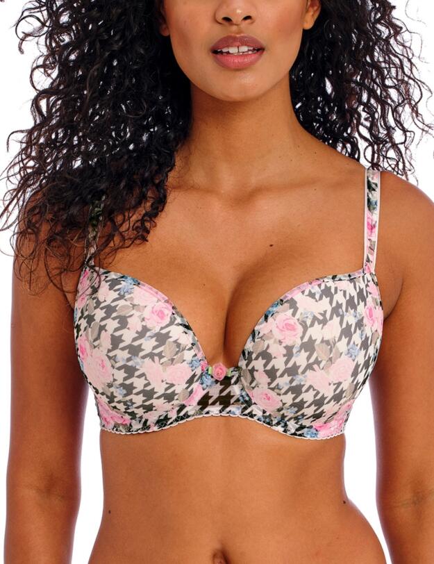 Freya Rose Blossom Plunge T-Shirt Bra Multi