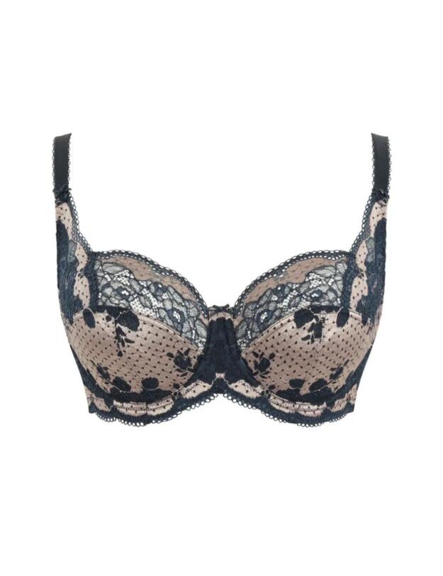 Panache Clara Full Cup Bra Navy/Pearl