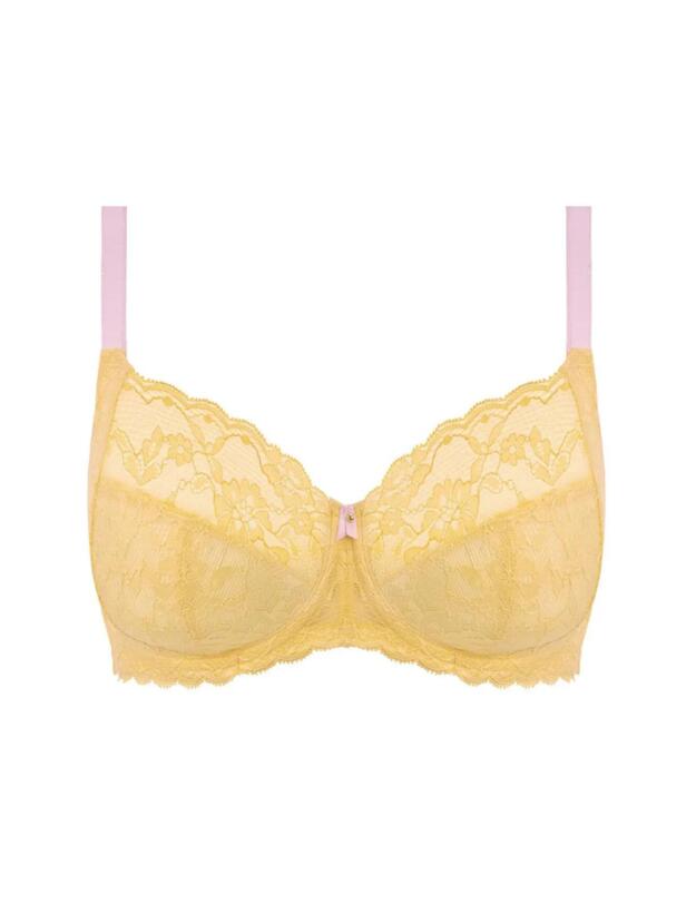 Freya Offbeat Side Support Bra Lemon Fizz