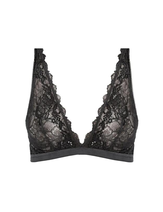 Wacoal Lace Perfection Bralette Charcoal