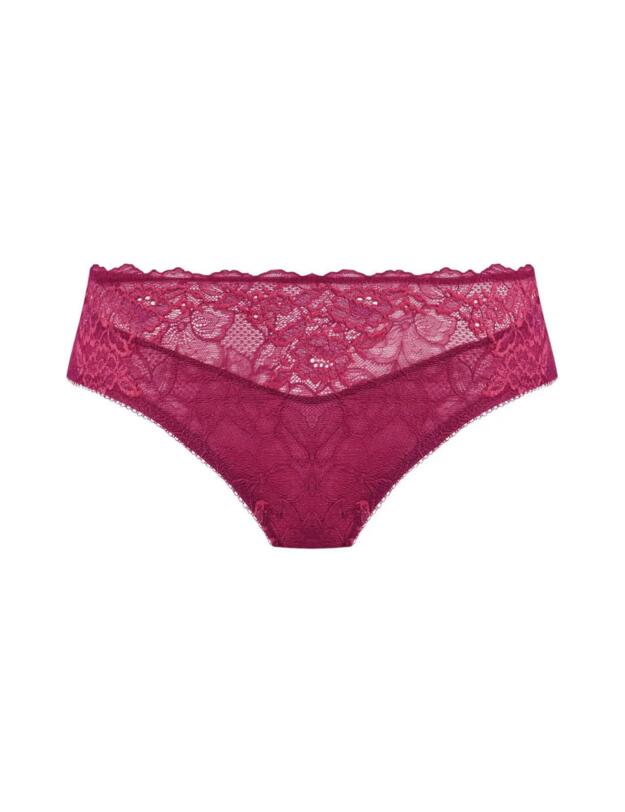Wacoal Lace Perfection Brief Red Plum