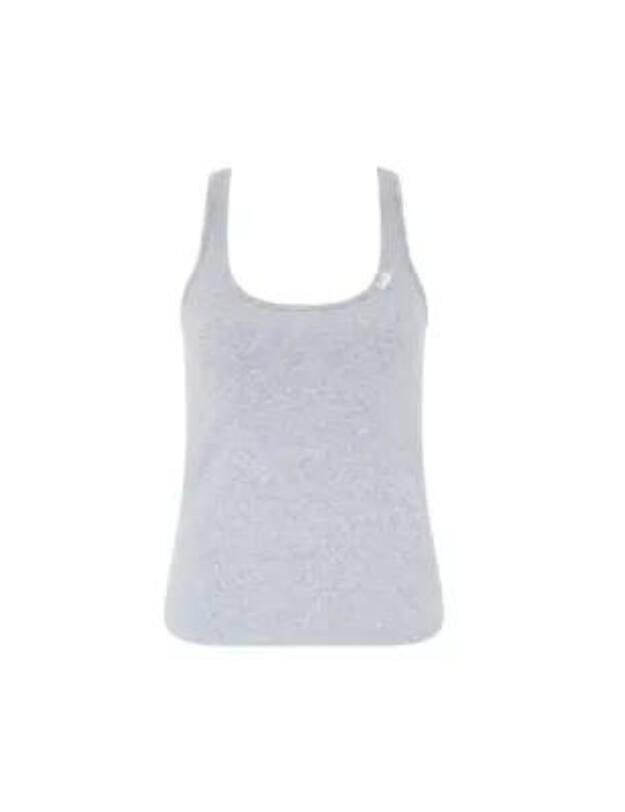 Chantelle Cotton Comfort Vest Top Heather Grey