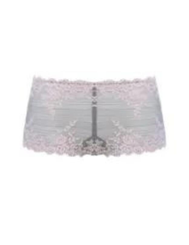Wacoal Embrace Lace Boyshort Smoke/Crystal Pink