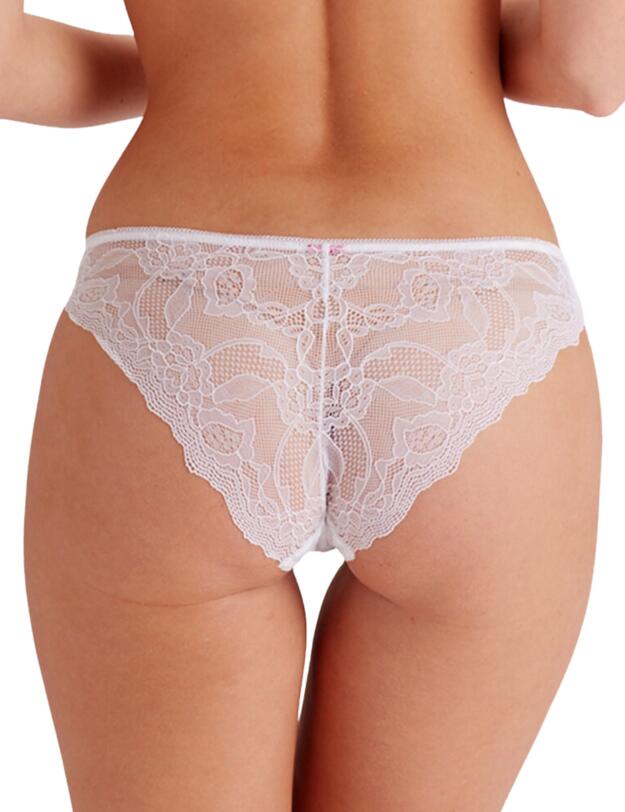 Pretty Polly Lola Brazilian Brief White 