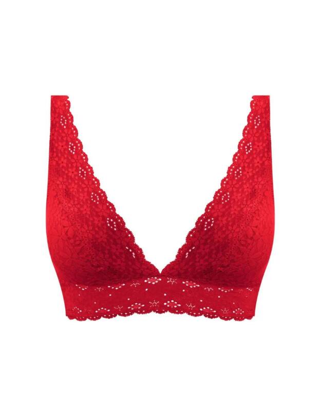 Wacoal Halo Lace Soft Cup Bra Barbados Cherry