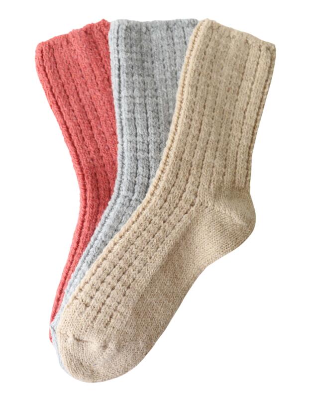 Pretty Polly Lounge Socks Chunky Knit Lounge Socks Oatmeal