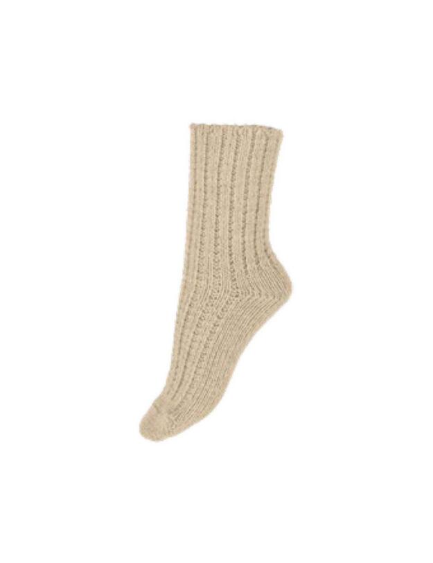 Pretty Polly Lounge Socks Chunky Knit Lounge Socks Oatmeal