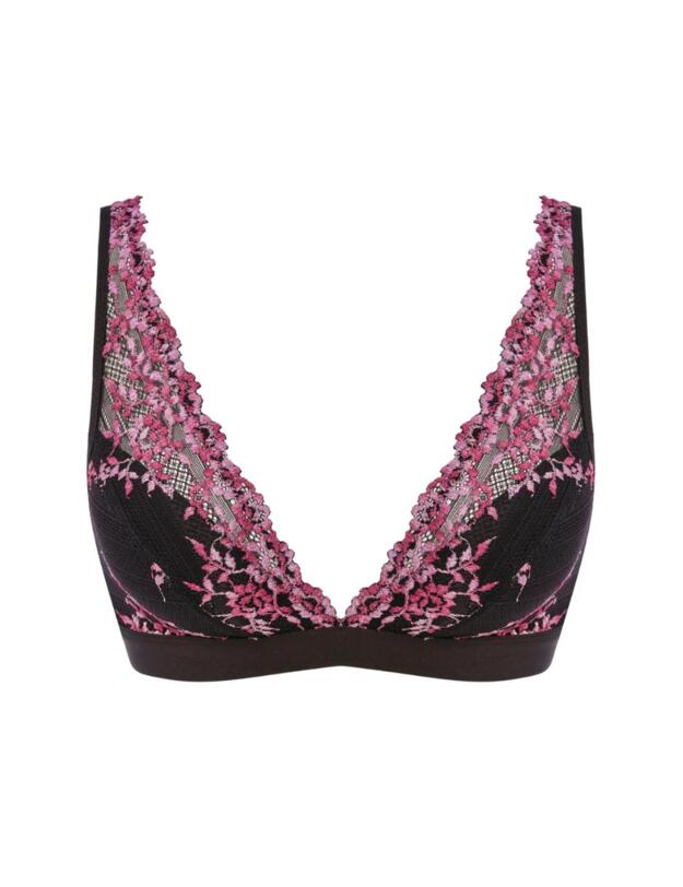 Wacoal Embrace Lace Soft Cup Bra Black/Berry Multi
