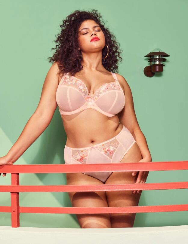 Elomi Himari UW Plunge Bra Peach Whisper