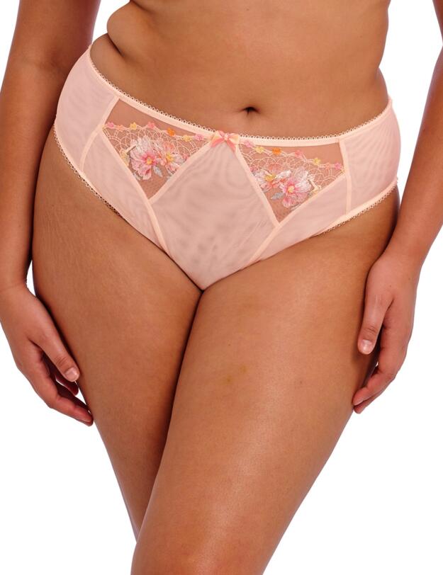 Elomi Himari High Leg Brief Peach Whisper