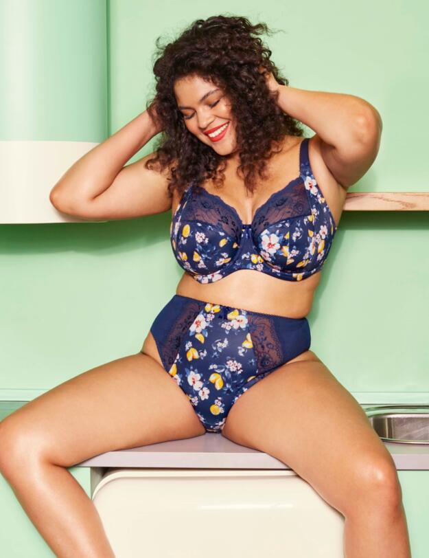 Elomi Morgan High Leg Brief Sicilia