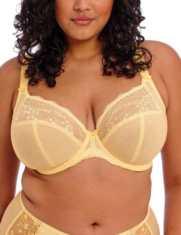 Elomi Charley Underwired Plunge Bra Lemon Fizz 