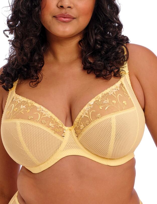 Elomi Charley Underwired Plunge Bra Lemon Fizz