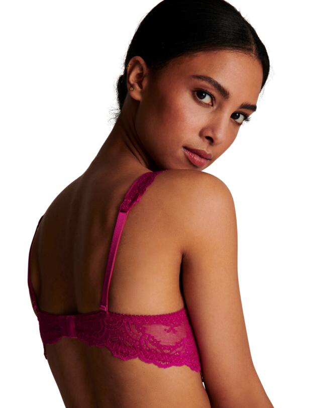 Aubade Danse Des Sens Moulded Plunge Bra Pink Pulsion