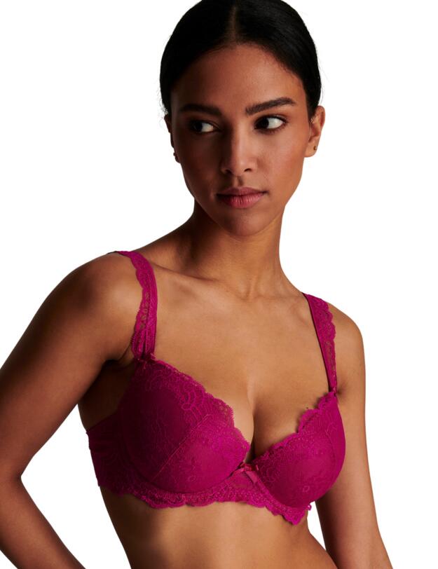 Aubade Danse Des Sens Moulded Plunge Bra Pink Pulsion