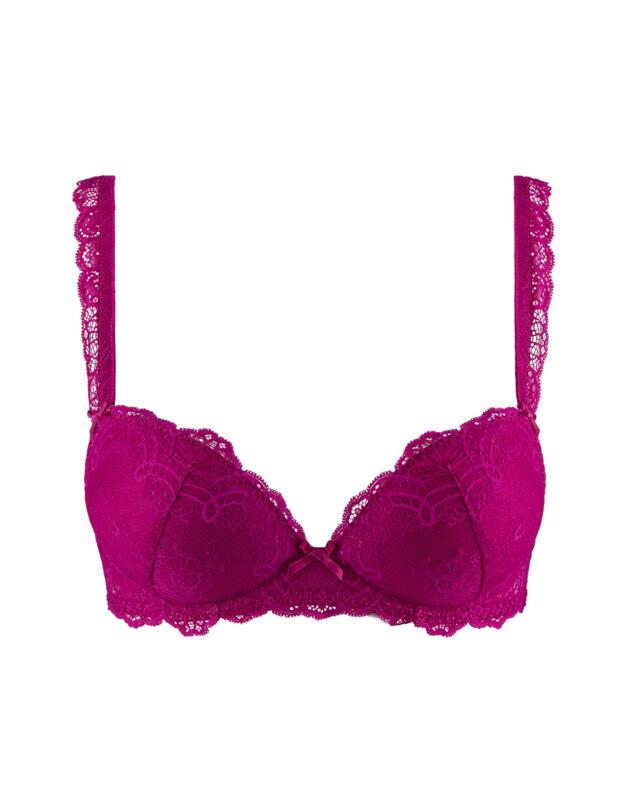 Aubade Danse Des Sens Moulded Plunge Bra Pink Pulsion