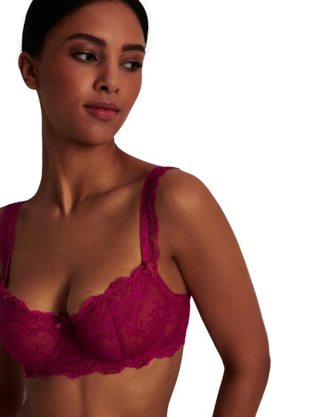 Aubade Danse Des Sens Half Cup Bra Pink Pulsion 