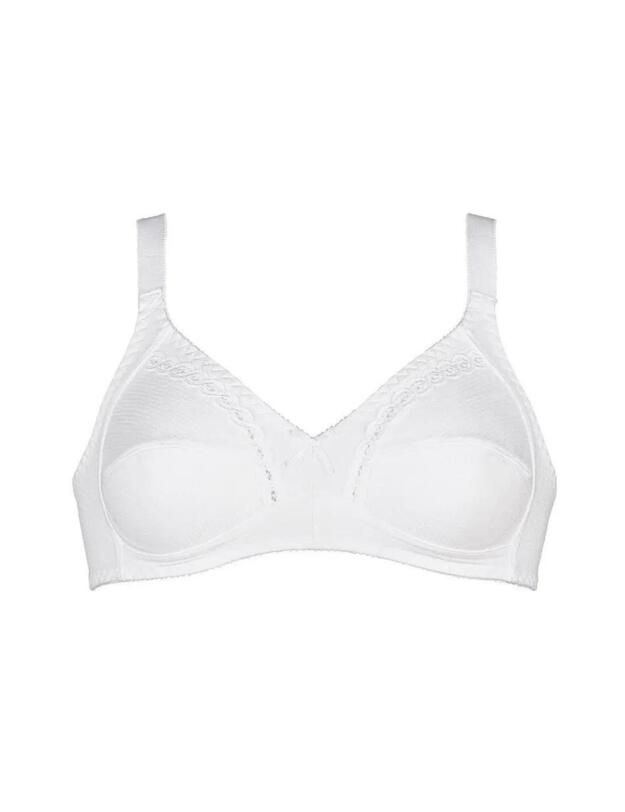 Naturana Cotton Soft Cup Bra White