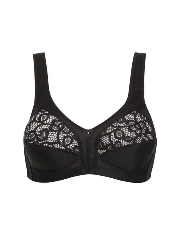 Naturana Soft Cup Bra Black