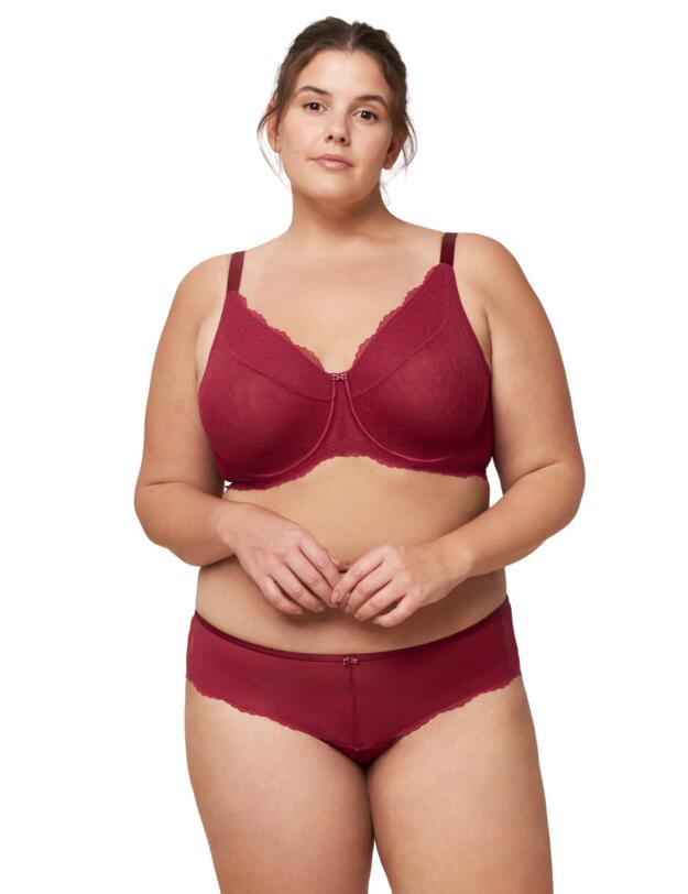 Triumph Mirage Spotlight Hipster Brief Rumba Red 