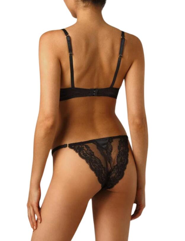 Coco De Mer Seraphine Half Cup Bra Black