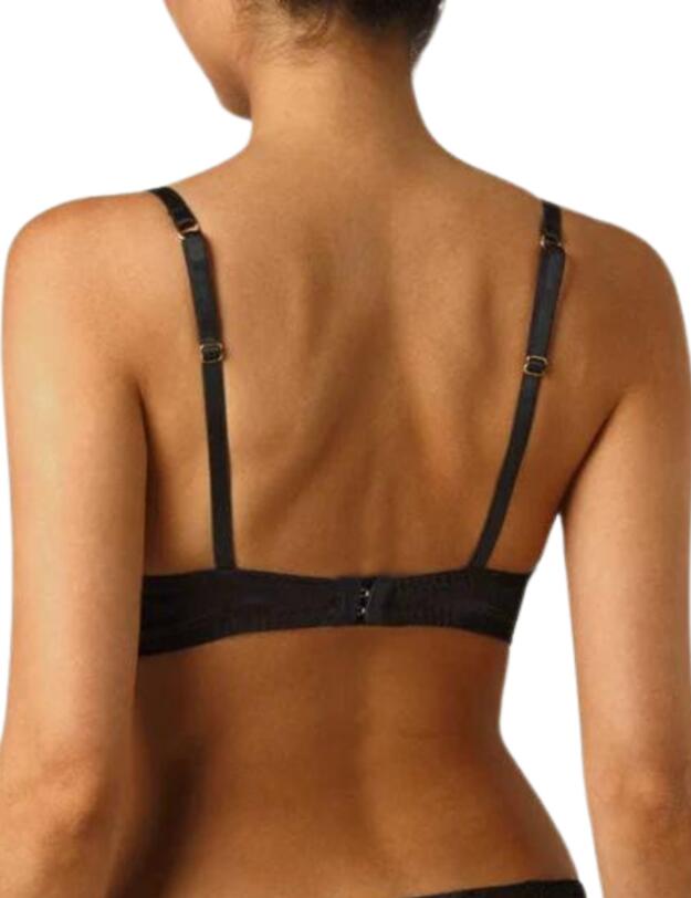 Coco De Mer Seraphine Half Cup Bra Black