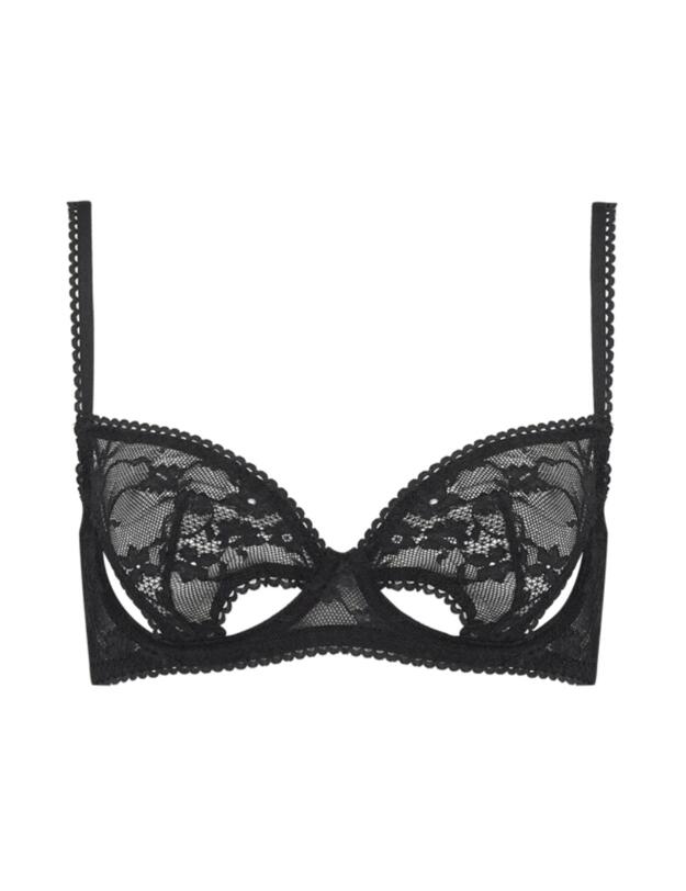 Coco De Mer Aphrodite Plunge Bra Black