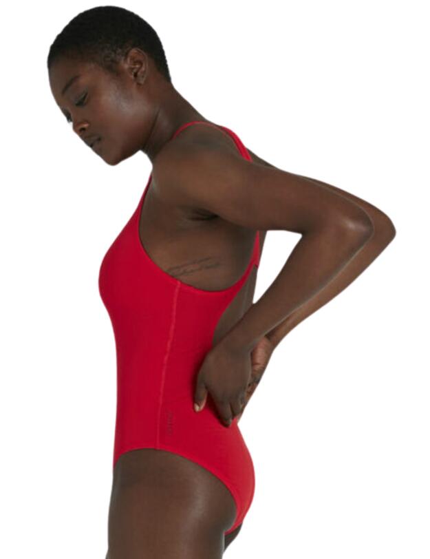 Speedo Medalist Swimsuit Red