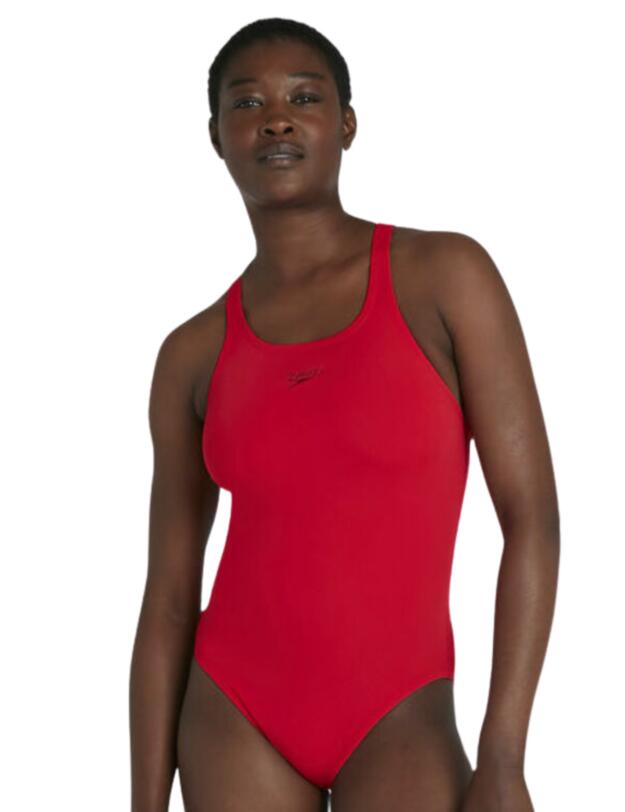 Speedo Medalist Swimsuit Red