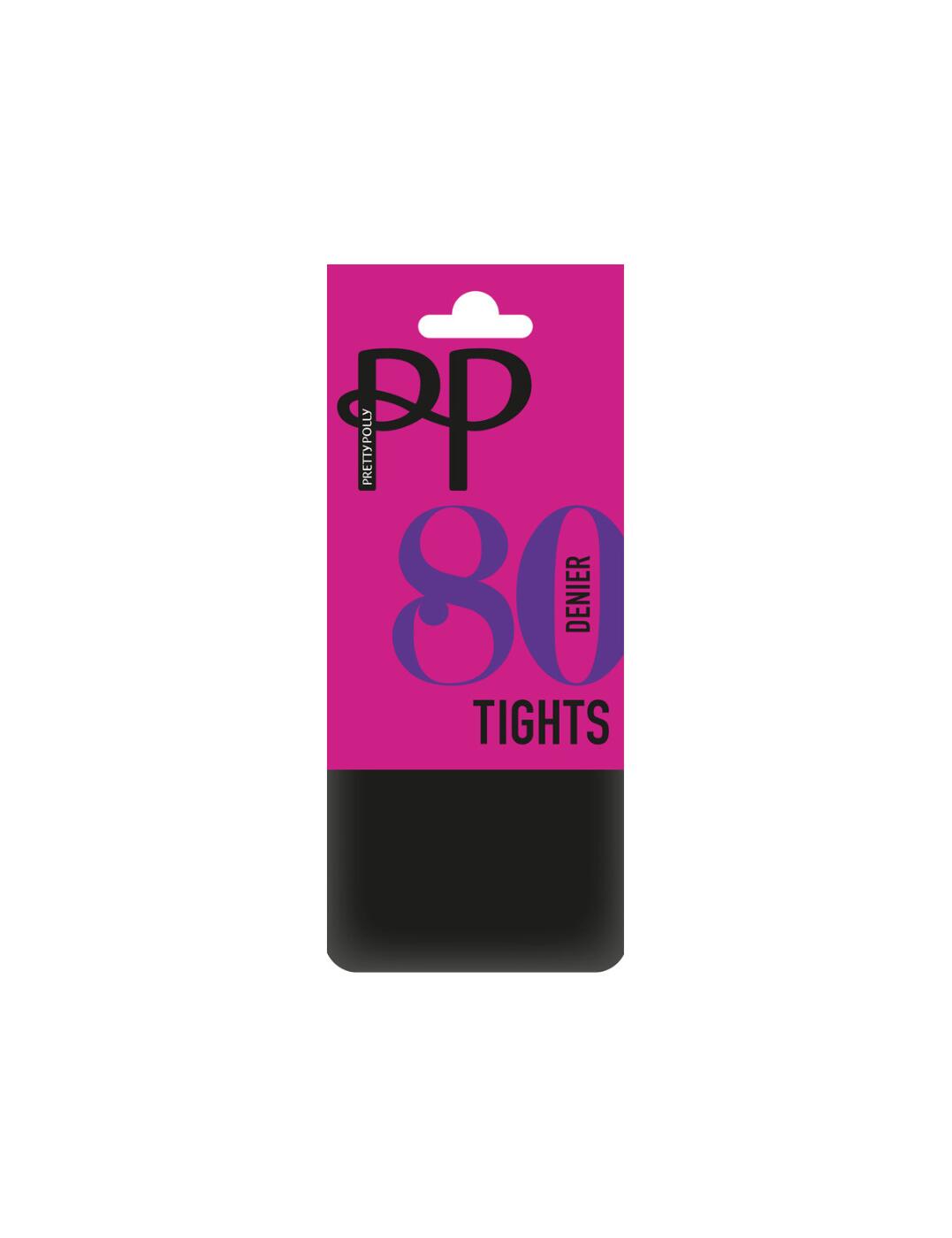 Pretty Polly Everyday Opaques 80D Opaque Tights Black 