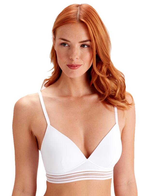 Pretty Polly Trudi Non Wired Bralette White