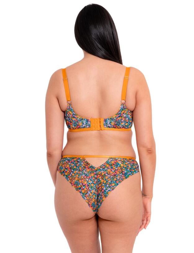 Curvy Kate Lace Daze Floral Brazilian Brief  Floral Print
