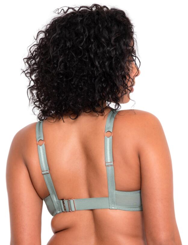 Scantilly by Curvy Kate Peep Show Plunge Bra Sage Green